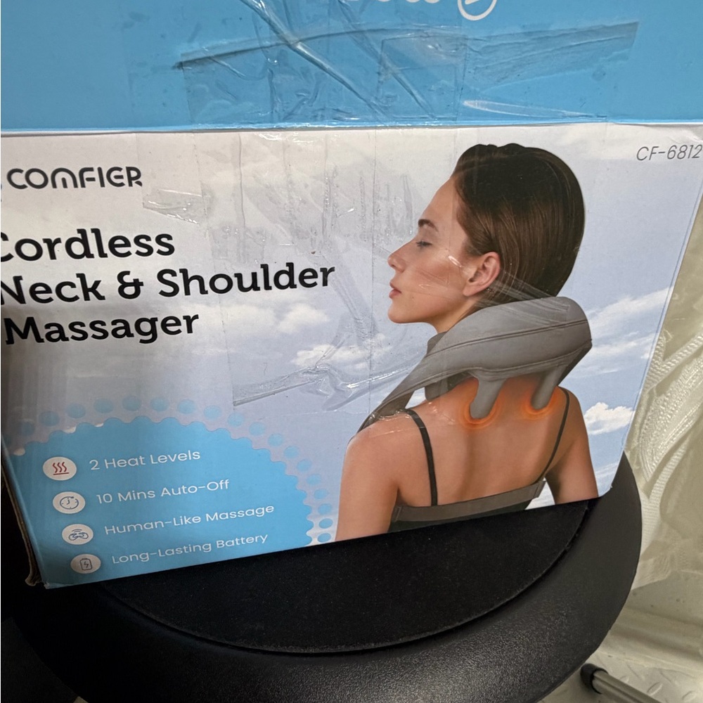 Gray Cordless Neck & Shoulder Massager